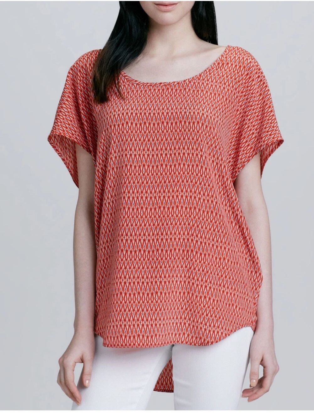 Joie Joann 100% Silk Short Sleeve oversized Top size XS